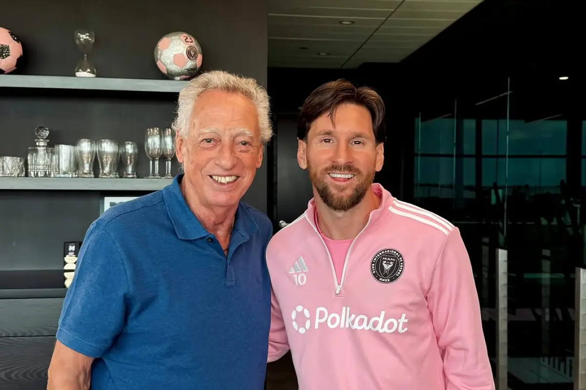 Entrevista de Leo Messi con Quique y Pedro Wolff en Simplemente Futbol - instagram @wolffquique