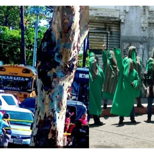 Grupos de manifestantes se mantienen en áreas de las zonas 1 y 7 de la capital. ,