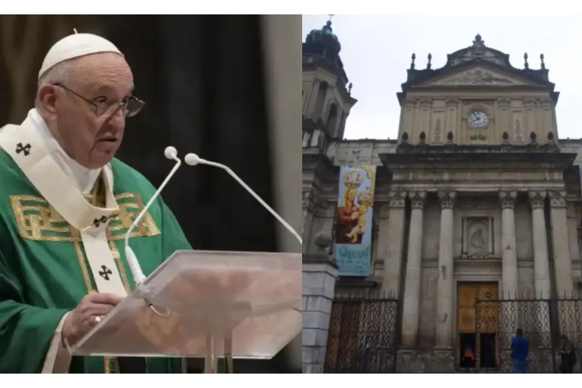 La Catedral Metropolitana de Guatemala hizo sonar 88 campanadas por al muerte del papa Francisco.,