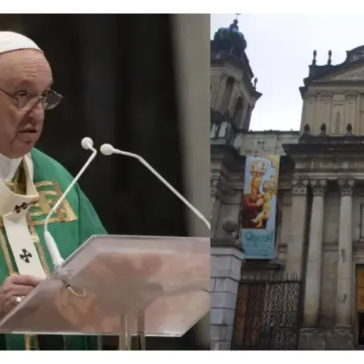 La Catedral Metropolitana de Guatemala hizo sonar 88 campanadas por al muerte del papa Francisco. ,