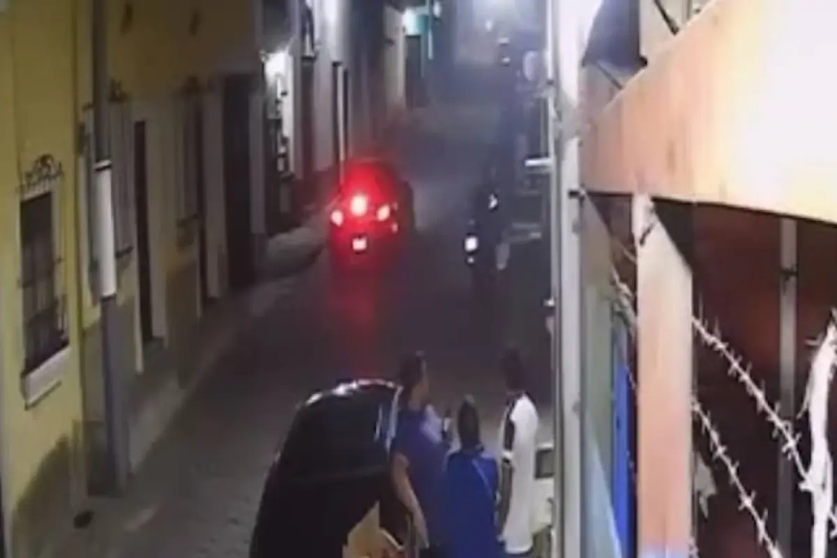 Ataque armado captado en video, Captura de pantalla video X.