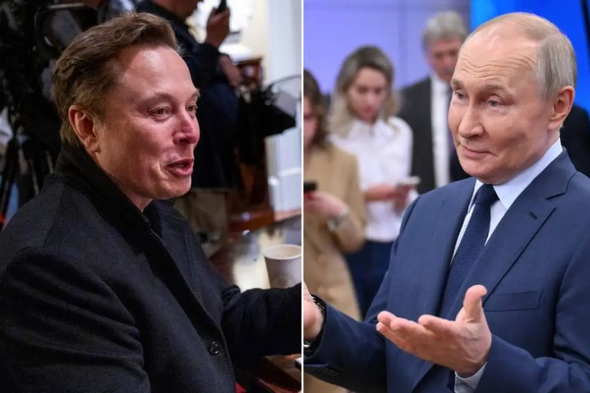 Elon Musk y Vladimir Putin, EFE