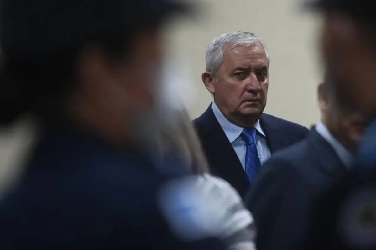 El expresidente Otto Pérez Molina.