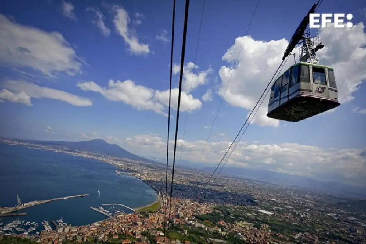 Teleférico de Nápoles, Italia, EFE