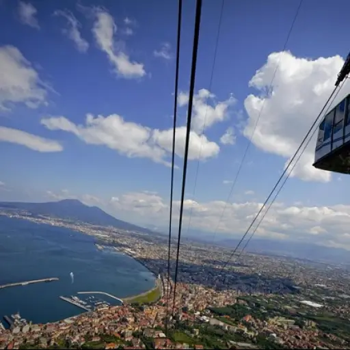 Teleférico de Nápoles, Italia ,EFE