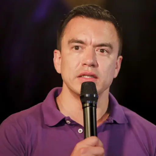 El presidente de Ecuador, Daniel Noboa.