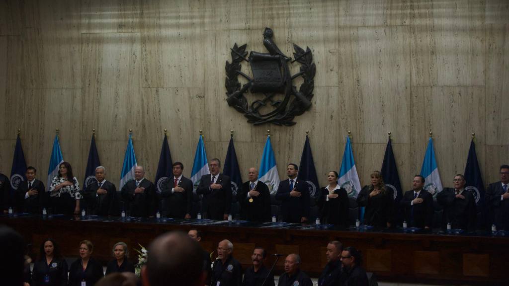 Ceremonia de toma de posesión de la magistrada Lemus como presidenta de la CC. | Omar Solís, Emisoras Unidas