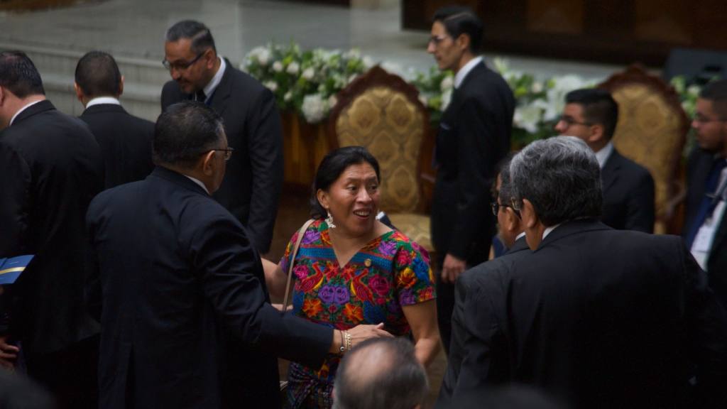 La ministra de Trabajo, Miriam Roquel, a su llegada a la ceremonia. | Omar Solís, Emisoras Unidas