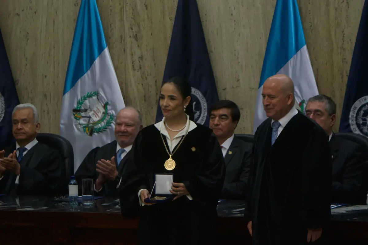 La magistrada de la Corte de Constitucionalidad, Leyla Lemus.