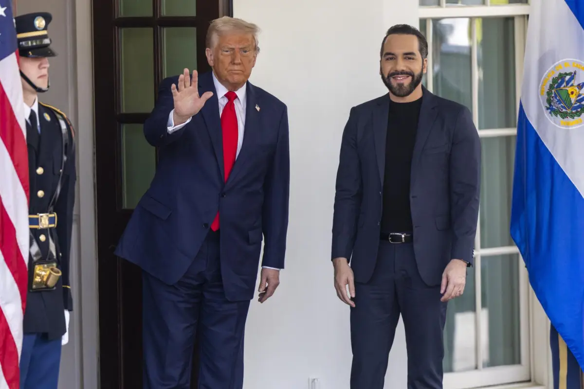 Donald Trump recibe a Nayib Bukele en la Casa Blanca, EFE