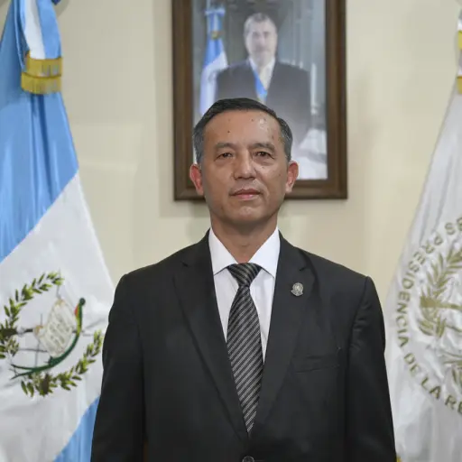 Juan Francisco Lou tras ser juramentado como secretario de la SAAS. ,Gobierno de Guatemala