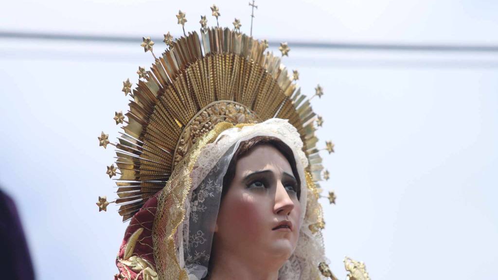 Virgen de Dolores acompaña a Jesús Nazareno de los Milagros | Álex Meoño
