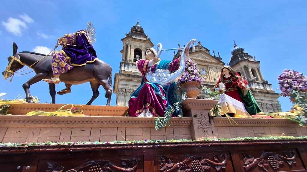 Celebran el paso de Jesús de las Palmas en Catedral Metropolitana | Álex Meoño