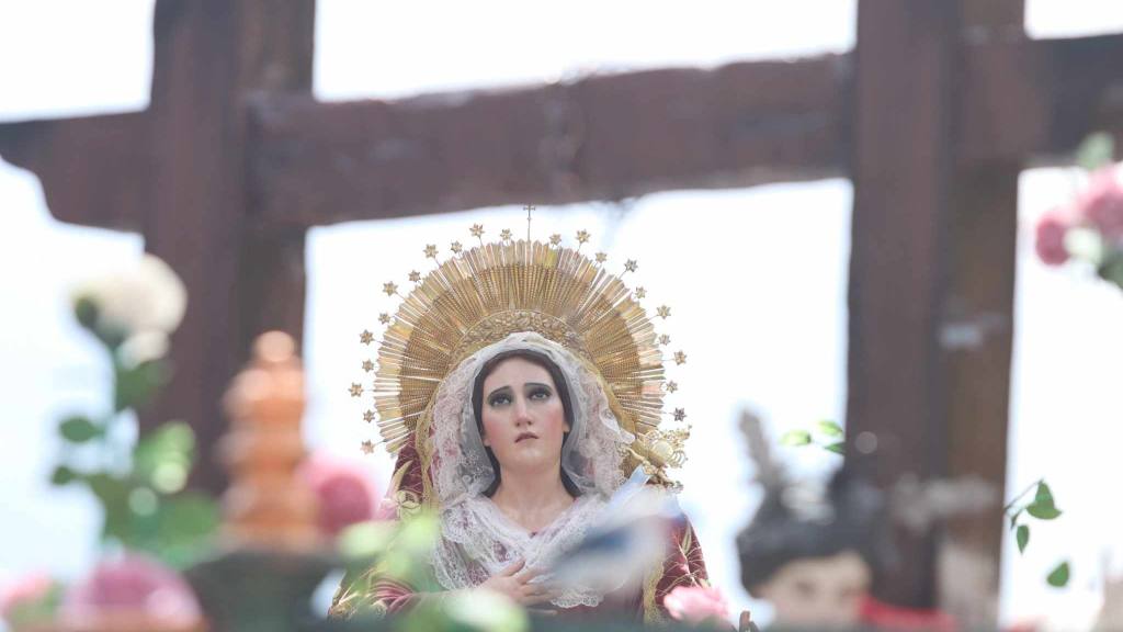 Celebran el paso de Jesús de las Palmas en Catedral Metropolitana | Álex Meoño