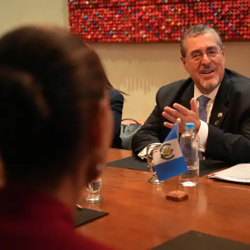 reunión del presidente Bernardo Arévalo con mandataria mexicana, Claudia Sheinbaum