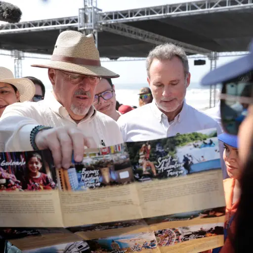 El presidente Bernardo Arévalo participó en la inauguración del Sinaprese 2025. ,Gobierno de Guatemala