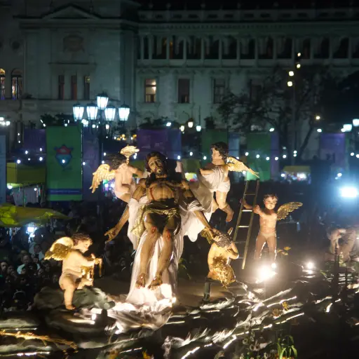 Señor Sepultado del Templo La Recolección ,Foto Omar Solís
