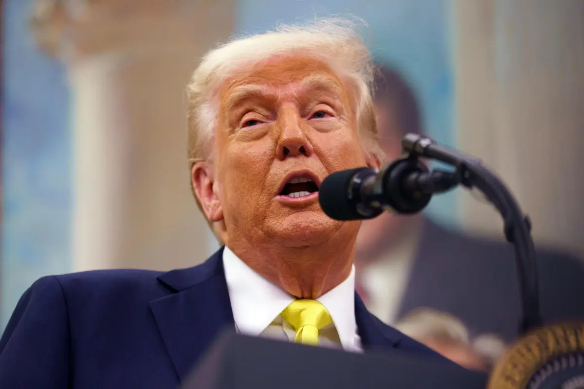 El presidente de Estados Unidos, Donald Trump,  EFE/EPA/WILL OLIVER / POOL

