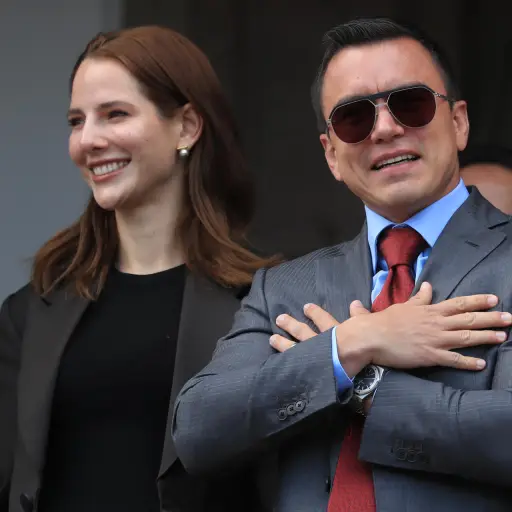 El presidente de Ecuador, Daniel Noboa, en una imagen del 14 abril 2025 , EFE/ Jose Jacome