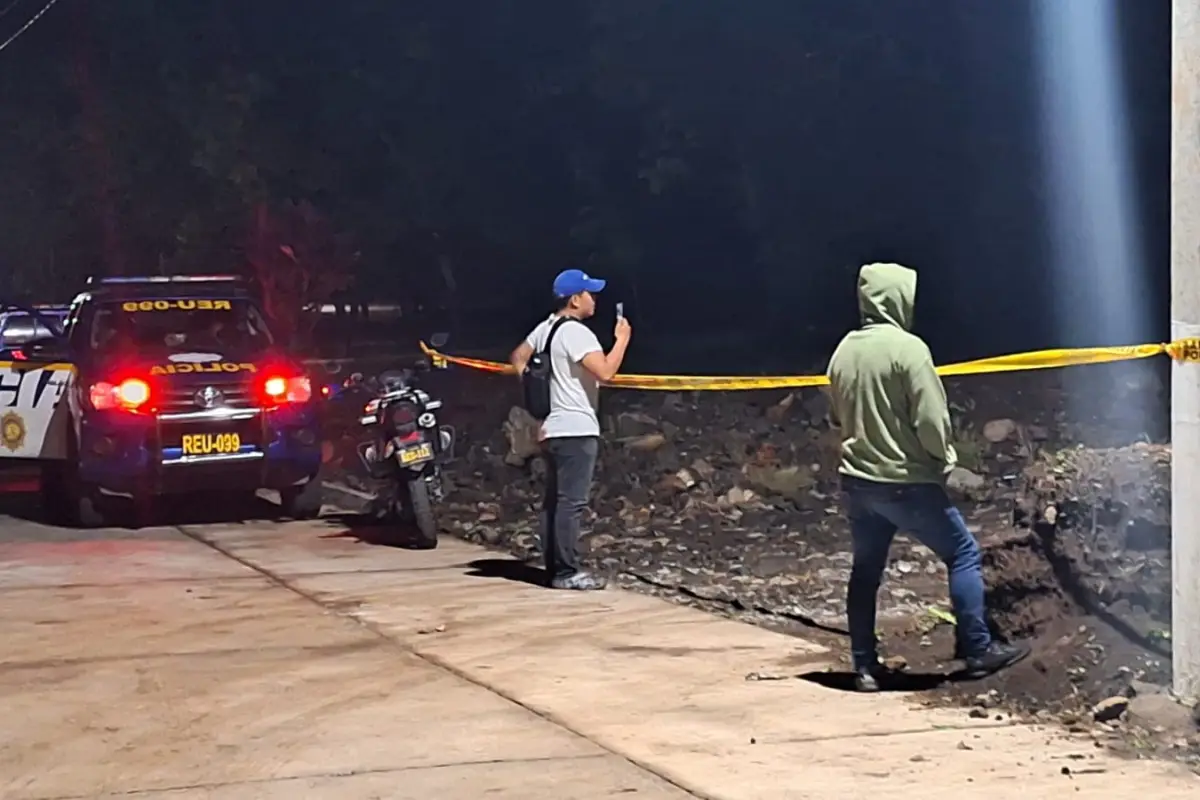 La menor de edad , Nahomy Argueta, fue encontrada en un terreno vacío de la aldea San Luis., Edwin Guzmán