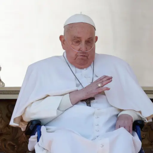 VATICAN CITY (Vatican City State (Holy See)), 06/04/2025 ,- El papa Francisco durante la misa dedicada a los enfermos en la Plaza de San Pedro, 06 April 2025