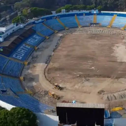 Panorámica del estadio Nacional Doroteo Guamuch Flores