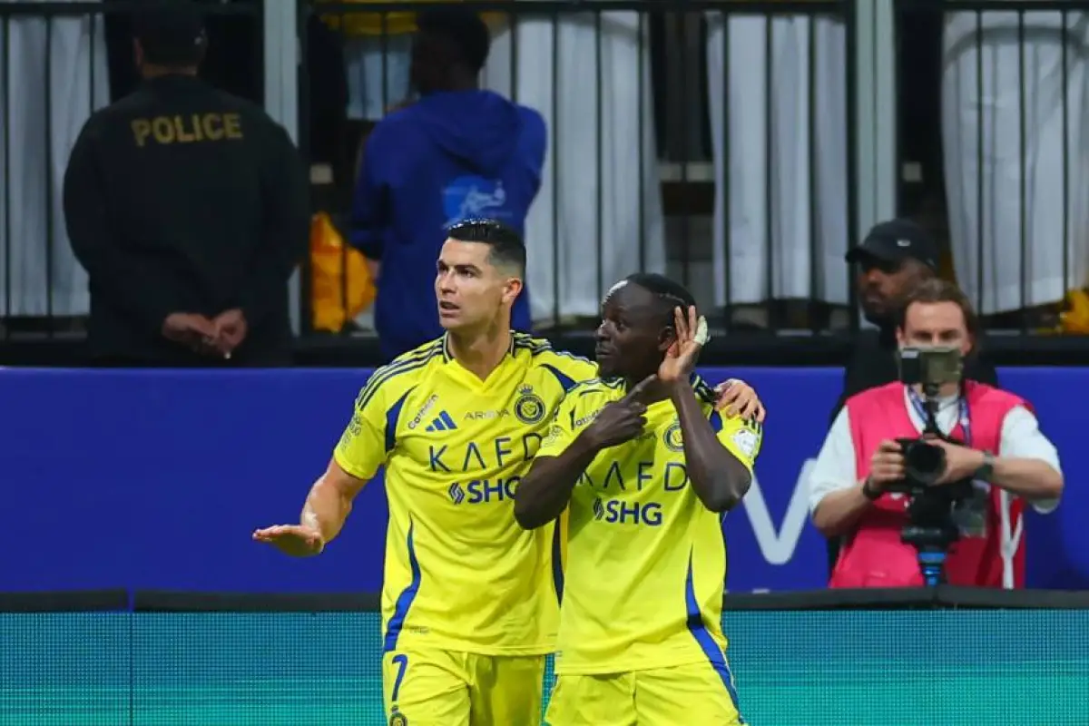 Cristiano Ronaldo marcó doblete al club Al hila 