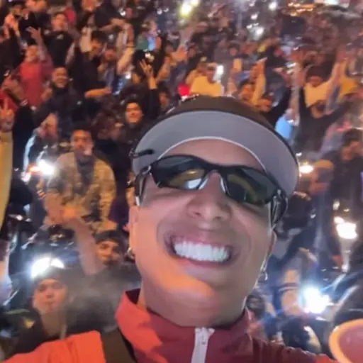 Concentración ilegal de motoristas convocada por un 