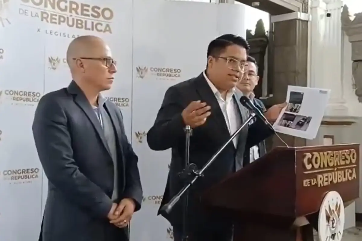 Diputado presenta denuncia., Captura de pantalla