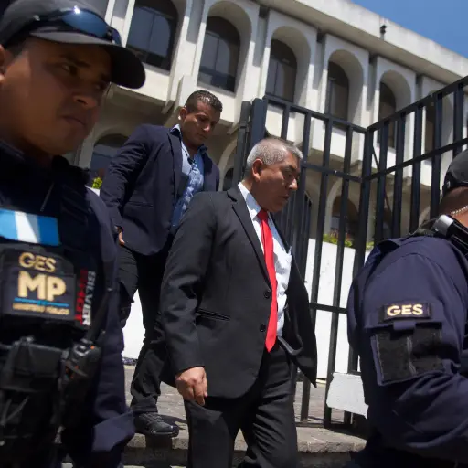 El jefe de la FECI, Rafael Curruchiche.