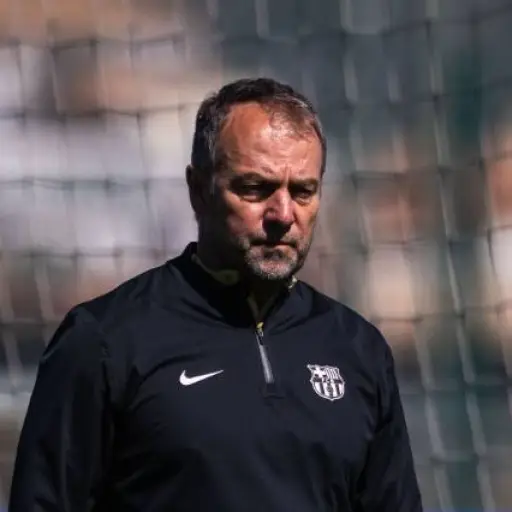 Hansi Flick, director técnico del Barcelona, previo a Copa del Rey 