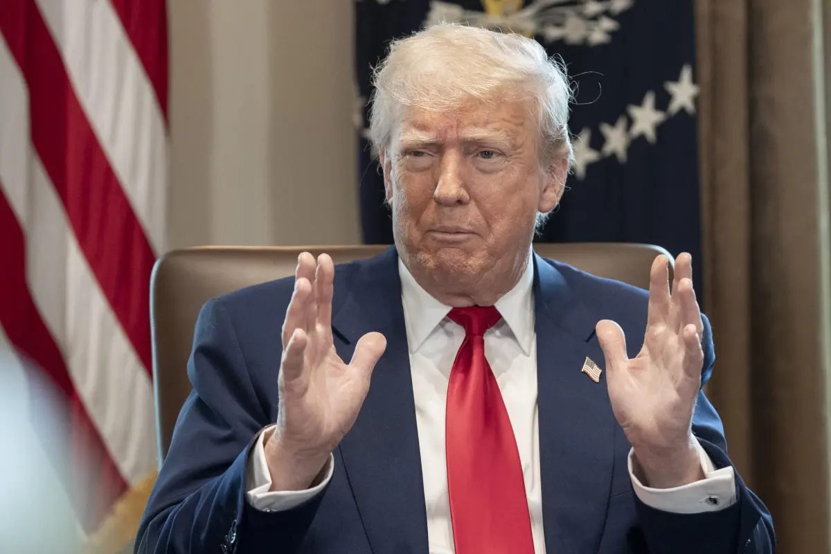 Trump celebra con su gabinete los primeros 100 días de su segundo mandato, EFE