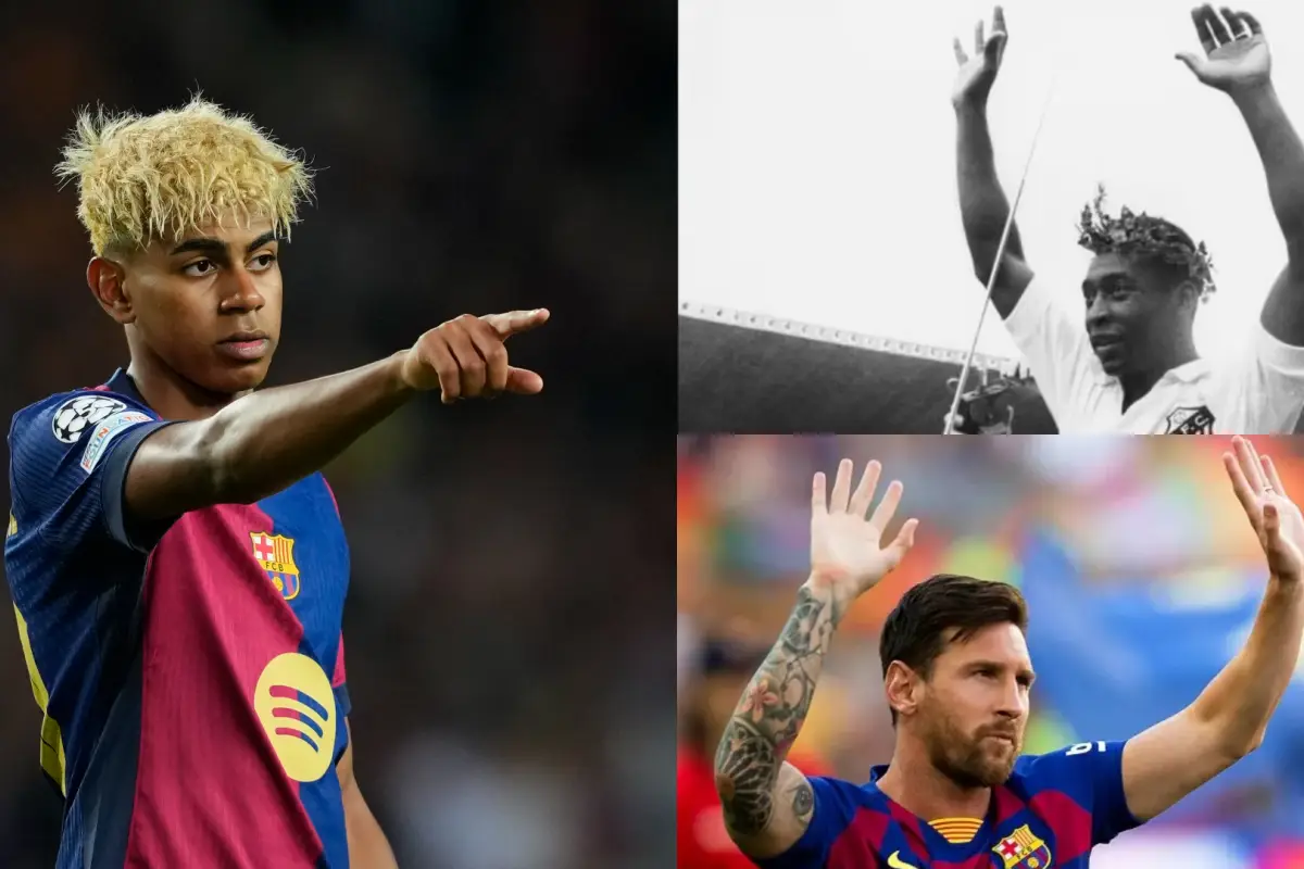 Lamine Yamal hizo historia en el partido número 100 con Barcelona