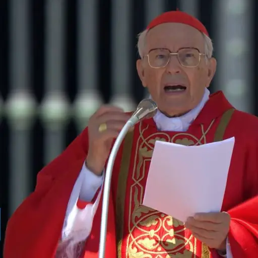 Cardenal italiano, Giovanni Battista Re ,Captura de video