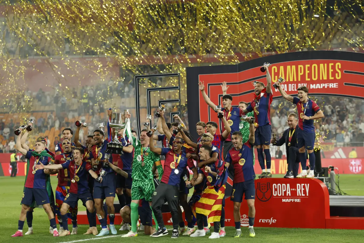 Barcelona, campeón de la Copa del Rey 2024/25 - EFE