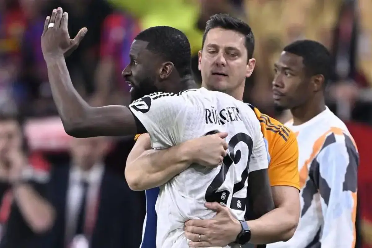 Antonio Rüdiger ofrece disculpas tras su reacción en la final de la Copa del Rey - Getty Images