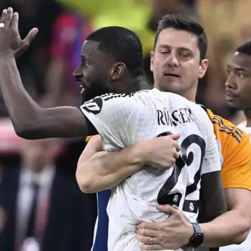 Antonio Rüdiger ofrece disculpas tras su reacción en la final de la Copa del Rey - Getty Images