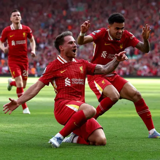 Celebración de Alexis Mac Allister ante el Tottenham Hotspur - EFE