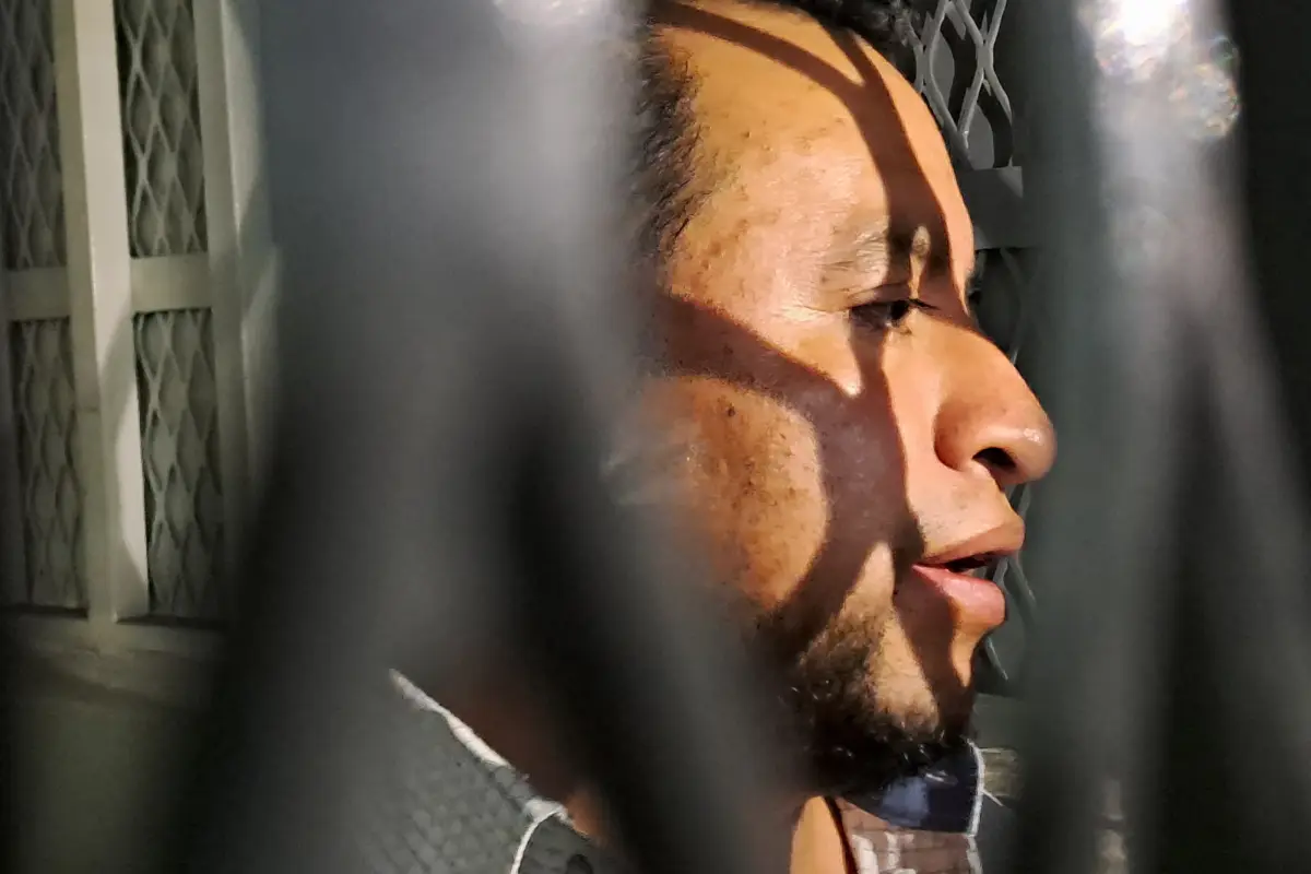 Luis Pacheco se encuentra a la espera de la audiencia de primera declaración. , Foto Omar Solís