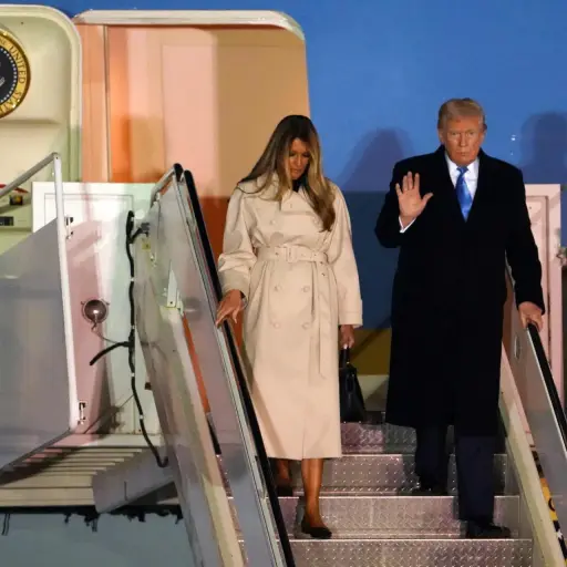 Trump llega a Roma para el funeral del papa Francisco ,EFE