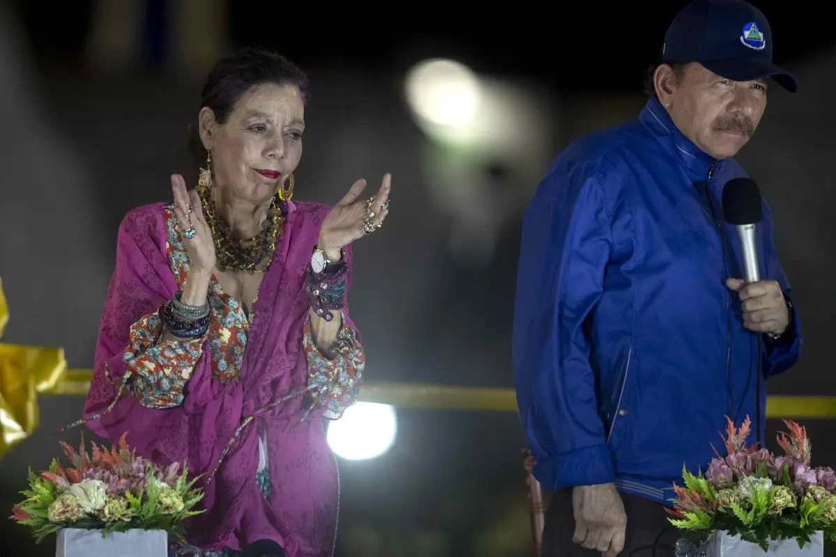 La copresidenta de Nicaragua, Rosario Murillo, informó que se excarcelará a 1.700 presos comunes con sentencia firme para que vivan en régimen de convivencia familiar en sus casas., Foto EFE