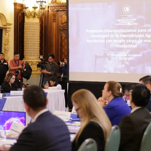 El viceministro de Salud, Donato Camey dio a conocer que se registra un leve aumento en los casos de desnutrición aguda. ,Foto Sesan