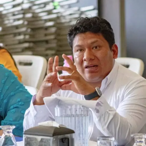 El gobernador de Sololá, Edgar Tuy. ,Gobernación de Sololá