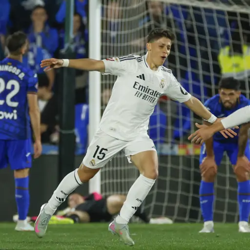 Arda Güler marcó un golazo ante Getafe en el Coliseum 