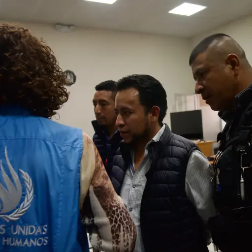 Luis Haroldo Pacheco Gutiérrez  y Héctor Manuel Chaclán Batz. ,Foto Omar Solís