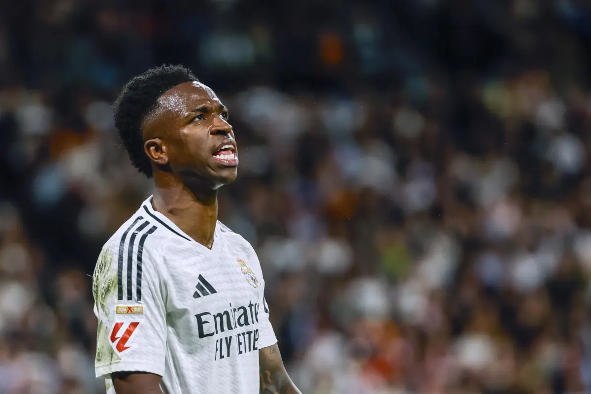 Vinícius se lamenta en el partido entre Real Madrid y Athletic Club - EFE