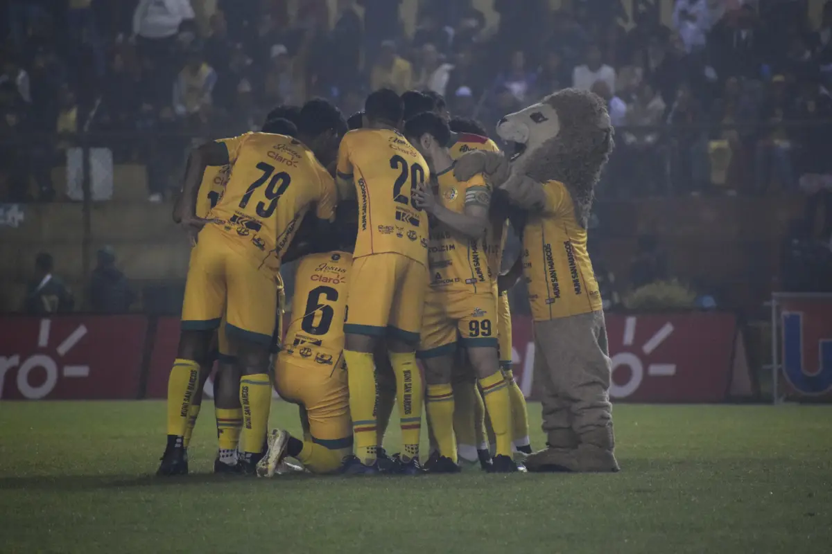 Once del Deportivo Marquense ante Xelajú MC - Diego Vásquez / EU San Marcos