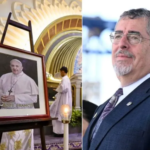 Bernardo Arévalo lamenta muerte del papa Francisco ,EFE / Facebook