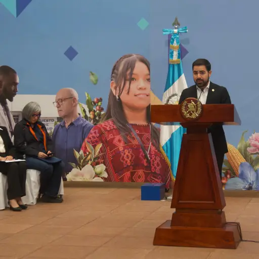 El secretario de Comunicación, Santiago Palomo, en conferencia de prensa en el Palacio Nacional.