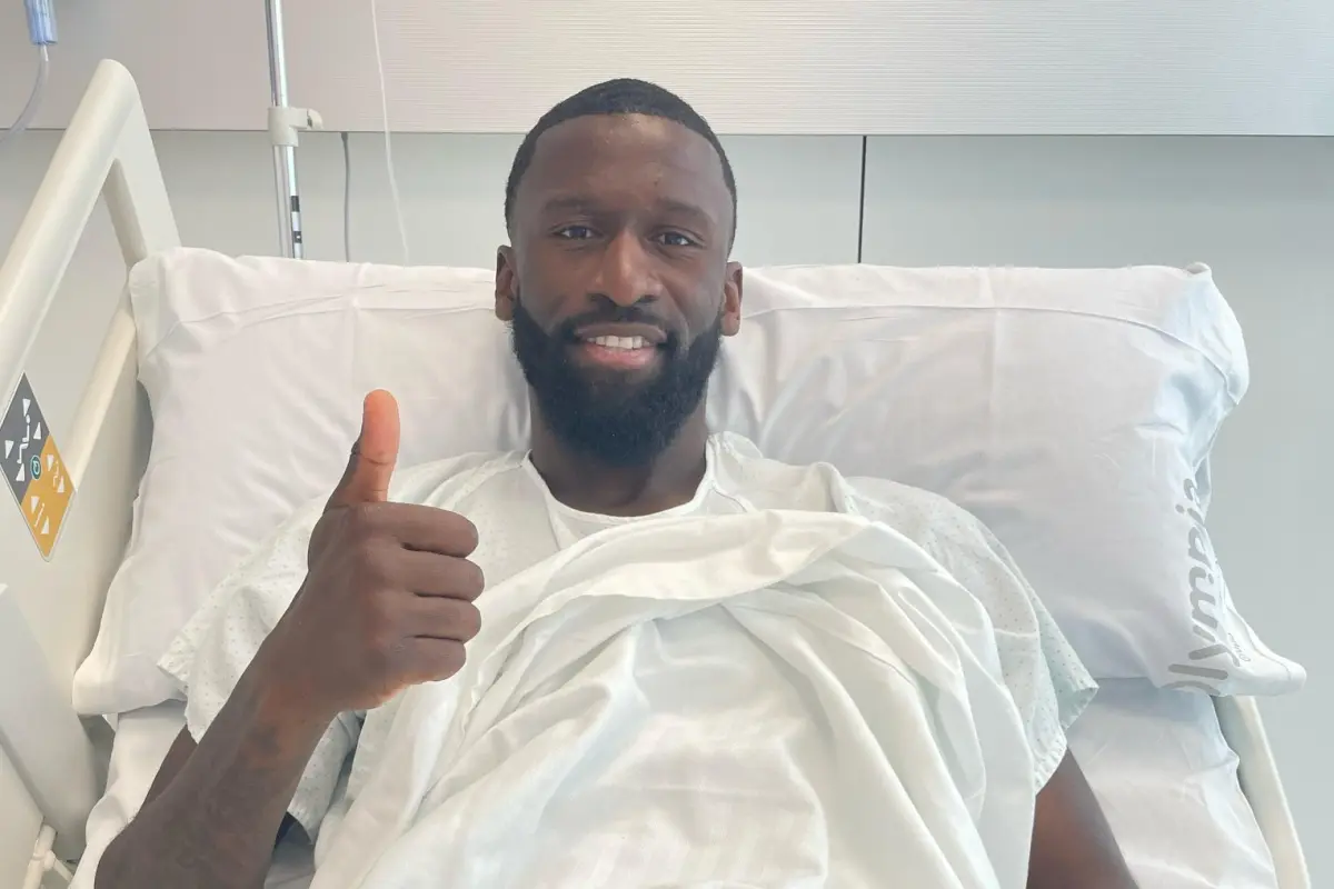 Antonio Rüdiger fue operado de una lesión en el menisco de su pierna izquierda - instagram @toniruediger